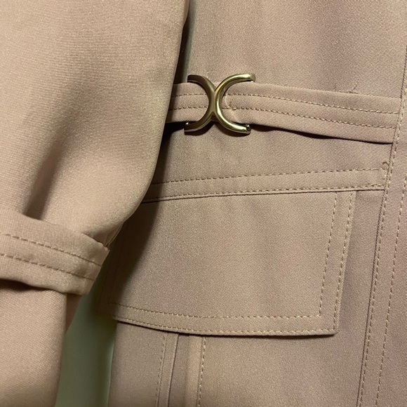 Vintage 1960s MCM Union-Made ILGWU Mod Swing Coat Dusty Rose - Picture 5 of 9